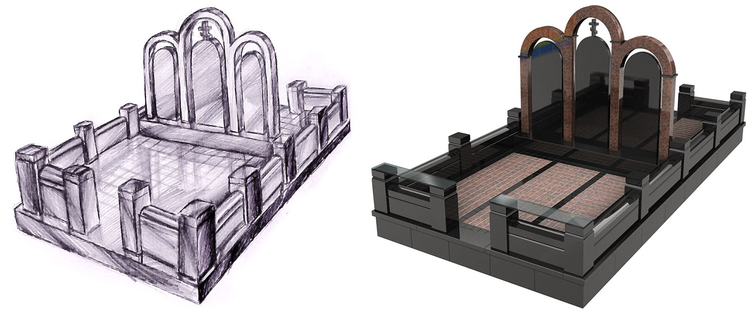 3 d Моделирование памятников